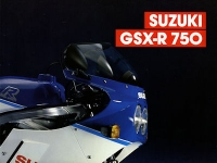 Suzuki GSX-R 750 brochure 1987