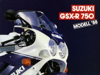 Suzuki GSX-R 750 brochure 1988