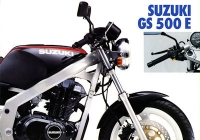 Suzuki GS 500 E brochure 1989