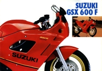 Suzuki GSX 600 F brochure 1989