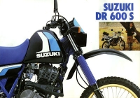 Suzuki DR 600 S brochure 1989