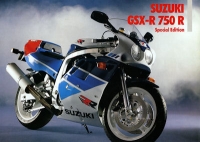 Suzuki GSX-R 750 R Spez. Edition Prospekt 1990
