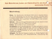 Preview: Bücker T 1 100ccm Prospekt 1934