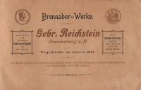 Brennabor bicycle program 1896 part 1