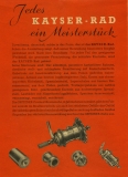 Preview: Kayser Fahrrad Prospekt ca. 1930