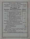 Mühle Tachometer brochure 1928