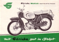 Preview: Göricke Mokick Modell 345 LKF Prospekt 1964 Preview: Göricke Mokick Modell 345 LKF Prospekt 1964