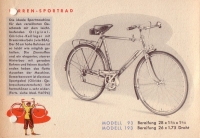 Preview: Göricke Fahrrad Programm 1950er Jahre Preview: Göricke Fahrrad Programm 1950er Jahre