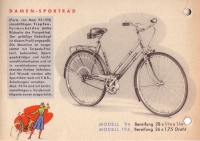 Preview: Göricke Fahrrad Programm 1950er Jahre Preview: Göricke Fahrrad Programm 1950er Jahre
