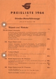 Preview: Göricke Preisliste 1964 Preview: Göricke Preisliste 1964