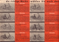Preview: Göricke Fahrrad Programm 1930er Jahre