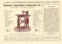 Hammonia Motorrad und Fahrrad Programm 1905