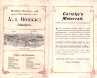 Preview: Göricke Motorrad Bedienungsanleitung 1904