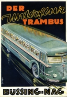 Büssing NAG Bus 5000 TU Prospekt ca. 1949