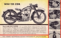 Preview: NSU 125 ZDB Prospekt ca.1940 Preview: NSU 125 ZDB Prospekt ca.1940