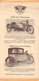 Triumph Modell T 550ccm 16PS Prospekt 1927