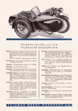 Triumph TM 500 und STM Prospekt 1934