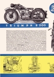 Preview: Triumph B 200, B 200 L und B 200 LF Prospekt 1937