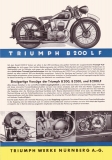 Preview: Triumph B 200, B 200 L und B 200 LF Prospekt 1937