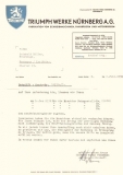 Triumph letter 1938 / 1939