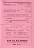 Preview: Ardie Preisliste 1934