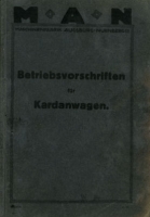 MAN Kardanwagen Bedienungsanleitung 10.1927