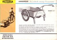 Victoria Fahrrad Programm ca. 1961