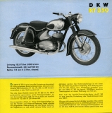 DKW RT 350 Prospekt ca. 1956