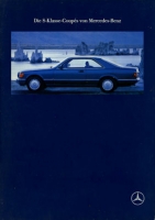 Mercedes-Benz S Klasse Coupés brochure 8.1990