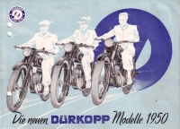 Dürkopp Motorrad Programm 1950