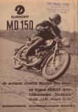 Dürkopp MD 150 Prospekt 1950