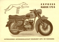 Express Radex 175 S Prospekt 1950er Jahre