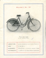 Diamant Fahrrad Programm 1920er Jahre