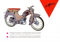 Gritzner Moped Milano Prospekt 1959