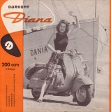 Dürkopp Diana 200 ccm Prospekt 2.1957