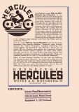 Hercules 350 OHV und 500 SV Prospekt 1935