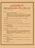 Horex 500 und 600 ccm Prospekt 1928