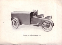 D-Rad Merkblatt über die Bedienung des D-Lieferwagens L 7 ca.1925-26