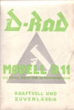 D-Rad R 11 brochure ca. 1932