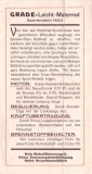 Grade Leichtmotorrad Sporttype Prospekt 1923