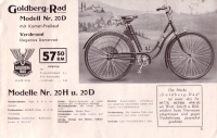 Goldberg-Rad Fahrrad Programm 1939