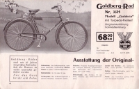 Goldberg-Rad Fahrrad Programm 1939