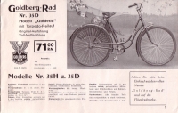 Goldberg-Rad Fahrrad Programm 1939