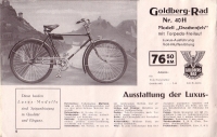 Goldberg-Rad Fahrrad Programm 1939