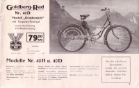 Goldberg-Rad Fahrrad Programm 1939