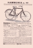 Hammonia Fahrrad Programm 1916