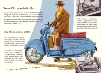 Adler Roller Junior Prospekt 1950er Jahre