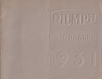 Triumph Programm 1931 2 Seiten SK 200