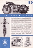 Preview: Triumph B 200 + B 200 L Prospekt 1936