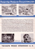 Preview: Triumph B 200 + B 200 L Prospekt 1936